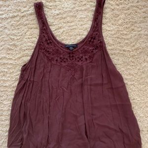 dusty purple tank top